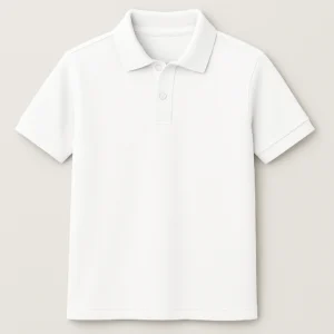 CHOMBA BLANCA PIQUE PREMIUM