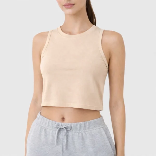 MUSCULOSA BEIGE DE MUJER