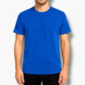 REMERA AZUL FRANCIA ALGODÓN PEINADO
