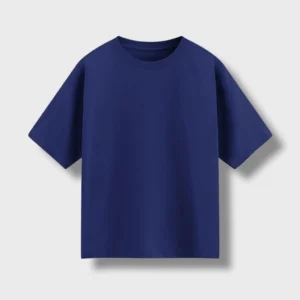 REMERA AZUL MARINO OVERZISE