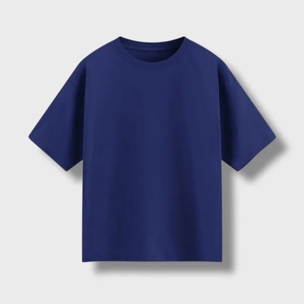 REMERA AZUL MARINO OVERZISE