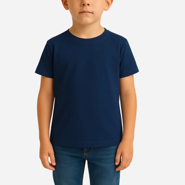 REMERA DE NIÑO AZUL MARINO