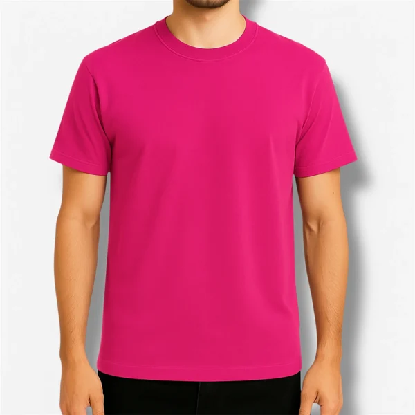 REMERA FUCSIA ALGODÓN PEINADO