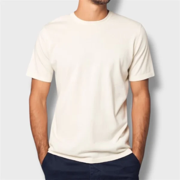 REMERA NATURAL ALGODÓN PEINADO