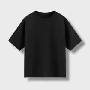 REMERA OVERZISE NEGRA 24.1 PEINADA