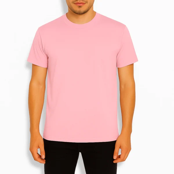 REMERA ROSA ALGODÓN PEINADO
