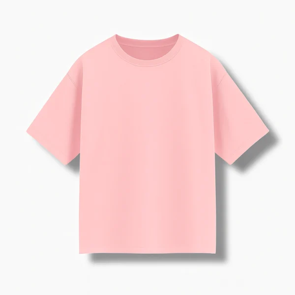 REMERA ROSA OVERSIZE ALGODÓN PEINADO