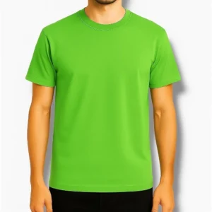 REMERA VERDE MANZANA ALGODÓN PEINADO